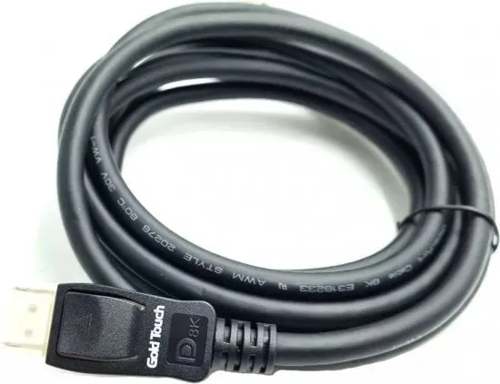 כבל Gold Touch DisplayPort ל-DisplayPort