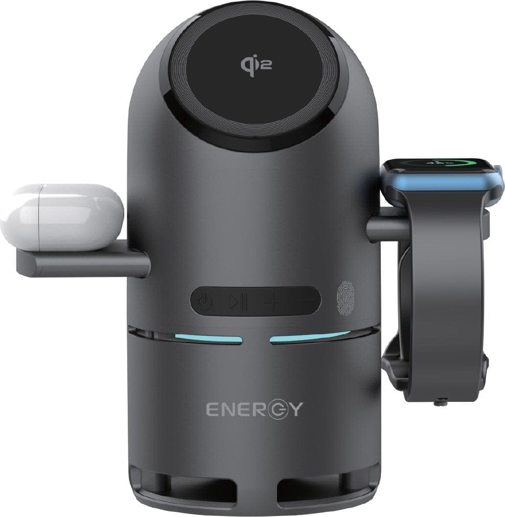 תחנת טעינה אלחוטית Energy Qi2 3-ב-1
