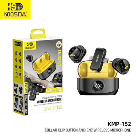 KOOSDA KMP-152 – ערכת מיקרופונים אלחוטיים